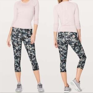 Lululemon Speed Up Crop *21" in Spring Bloom Multi‎ Size 8